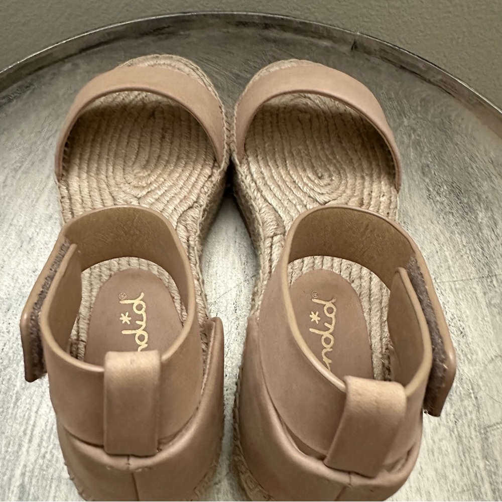 Splendid Tan Espadrille Ankle Strap Sandals Size 7M - Picture 7 of 12